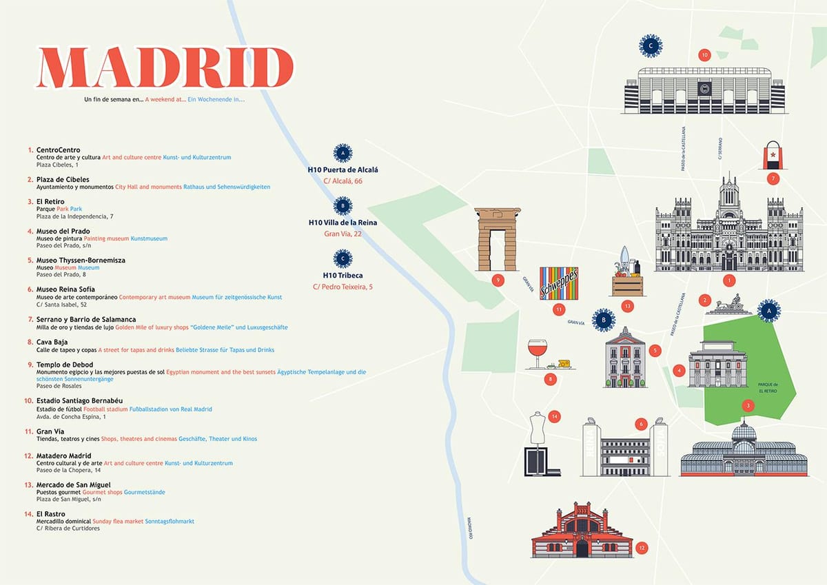 mapa múzea prado